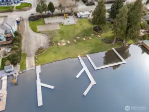 Private Dock, boat launch and swimming hole.