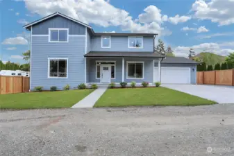 Fantastic new construction home! This has 2 primary suites! One on main and another up.