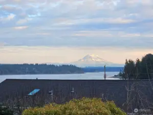 Mt Rainier from Deck