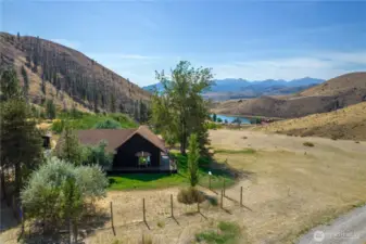 Privacy, views and useable land with space for additional outbuildings.