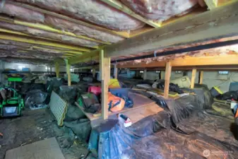 Under house storage for all your tools and toys