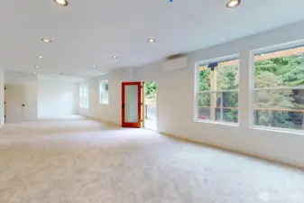 1000 sq ft +- basement  with separate entrance