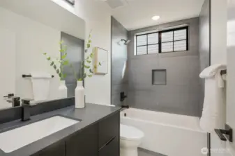 Full Bath for Second Bedroom and Guests