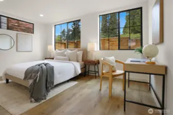 Huge Second Bedroom with Oversized Windows