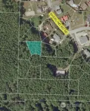 Overhead view of plat