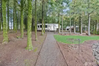 Onsite RV Hookup Accommodation