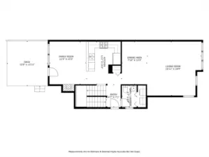 Main Level Dimensions