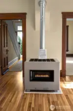 Brand new gas furnace in lower unit.