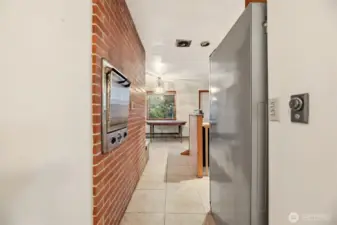 Original Stove in the brick wall