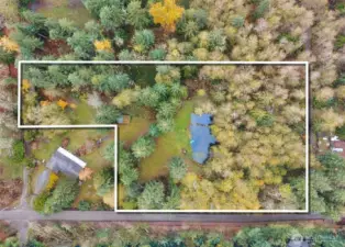 Overhead view with approximate boundaries in white.