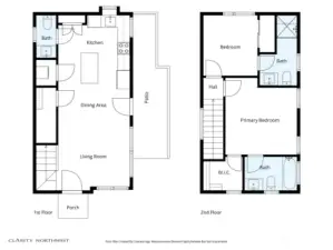 A floorpan for the home.
