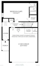 First floor with expansive bedroom suite.