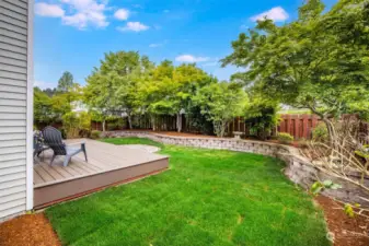 Room for everyone to play back here in this beautiful fully fenced backyard!