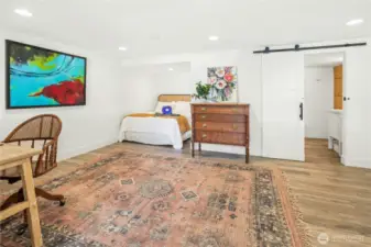 Downstairs bonus room with adjacent 3/4 bath.