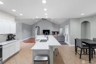 open kitchen