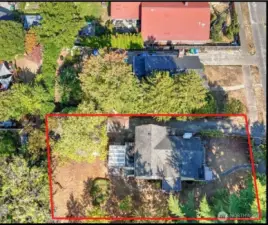 Red lines are approximated location of boundary lines. Buyer to verify to own satisfaction.