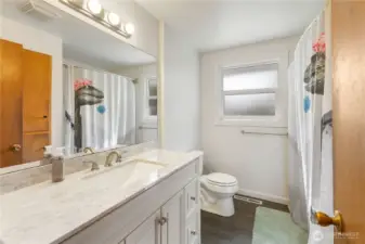 remodeled bathroom