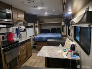 interior Aspen trailer