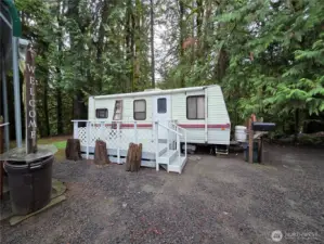 Terry Rv with porch, new roof recently added