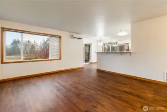 Large living room as you step inside!