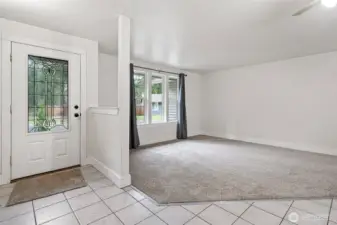 Step inside! You'll love the inviting living room.