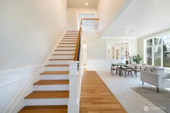 Refinished hardwoods and freshly painted walls