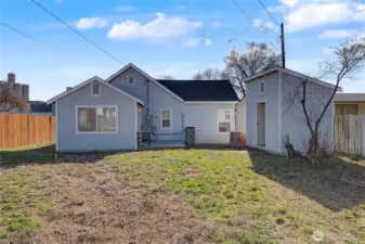 Spacious open and sun-drenched lawn perfect for large gatherings.