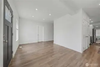 Living room. Virtually staged