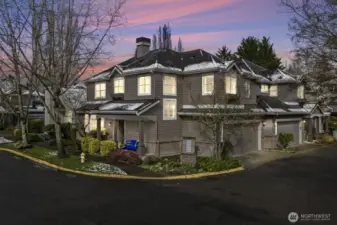 Sought after Windwood Village at Bella Bottega, this detached townhome lives like a single family home.