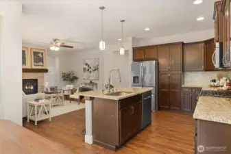 Kitchen and great room