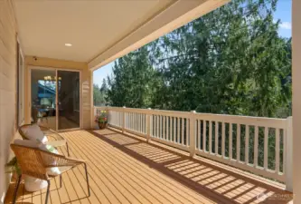 Large entertainment deck