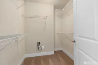 Primary walk-in closet