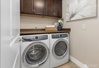 Laundry room is upstairs