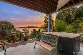 Imagine soaking in the hot tub while enjoying the view.