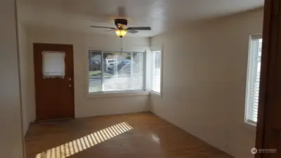 Unit B (Reid Ave side) living room