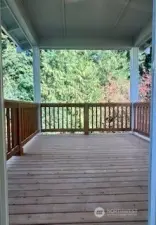 Year-round entertaining on the covered deck!