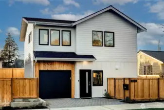 Another view of the home from the street on 46th Ave SW.  You can even park an additional car in the driveway.