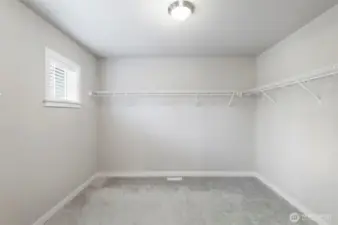 Primary walk-in closet