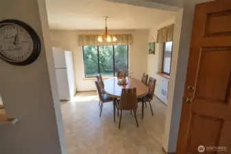 Large dining room.