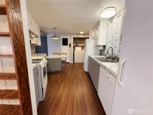 Kitchen with full freezer
