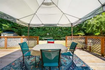 Large entertainment deck