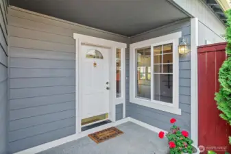 Inviting front entryway.