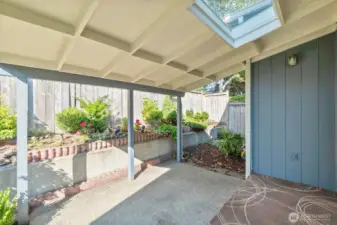 Covered patio