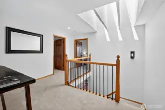 Abundant natural light with skylights