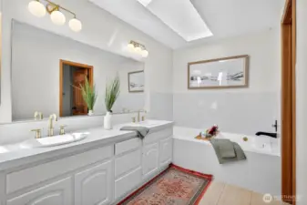 Primary suite bathroom