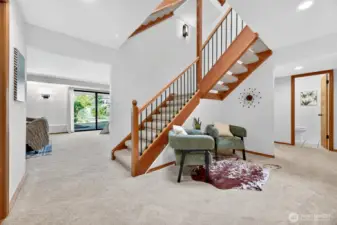Basement includes spacious landing area