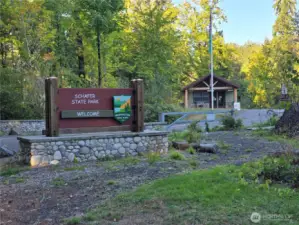 About a mile from Schafer State Park