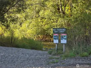 Boat launch at Schafer State Park