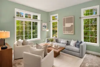 Windows pour light throughout home.