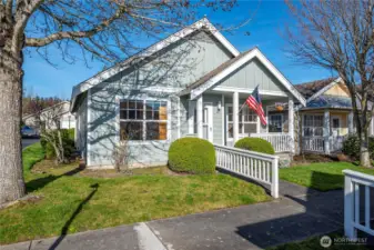 North facing side yard.  Room to plant or garden.